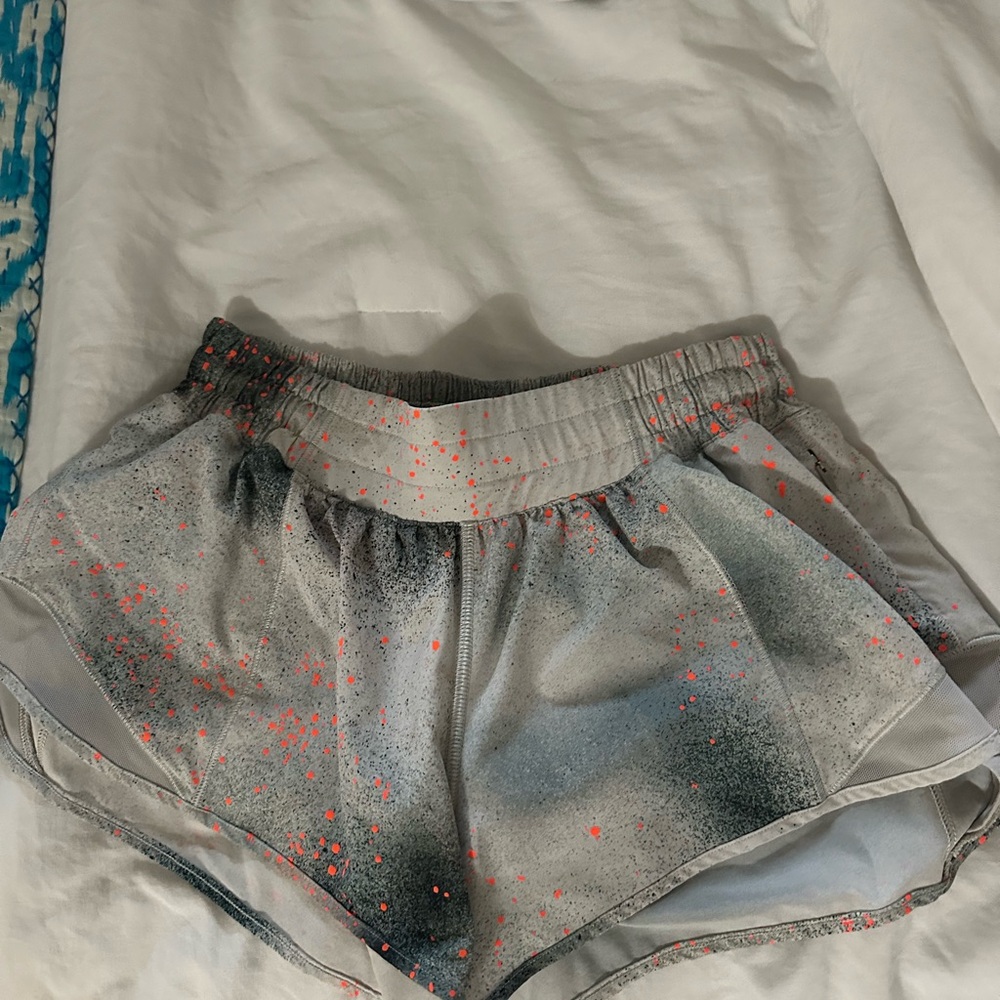 Lululemon Neon Splatter Women's Shorts size 6